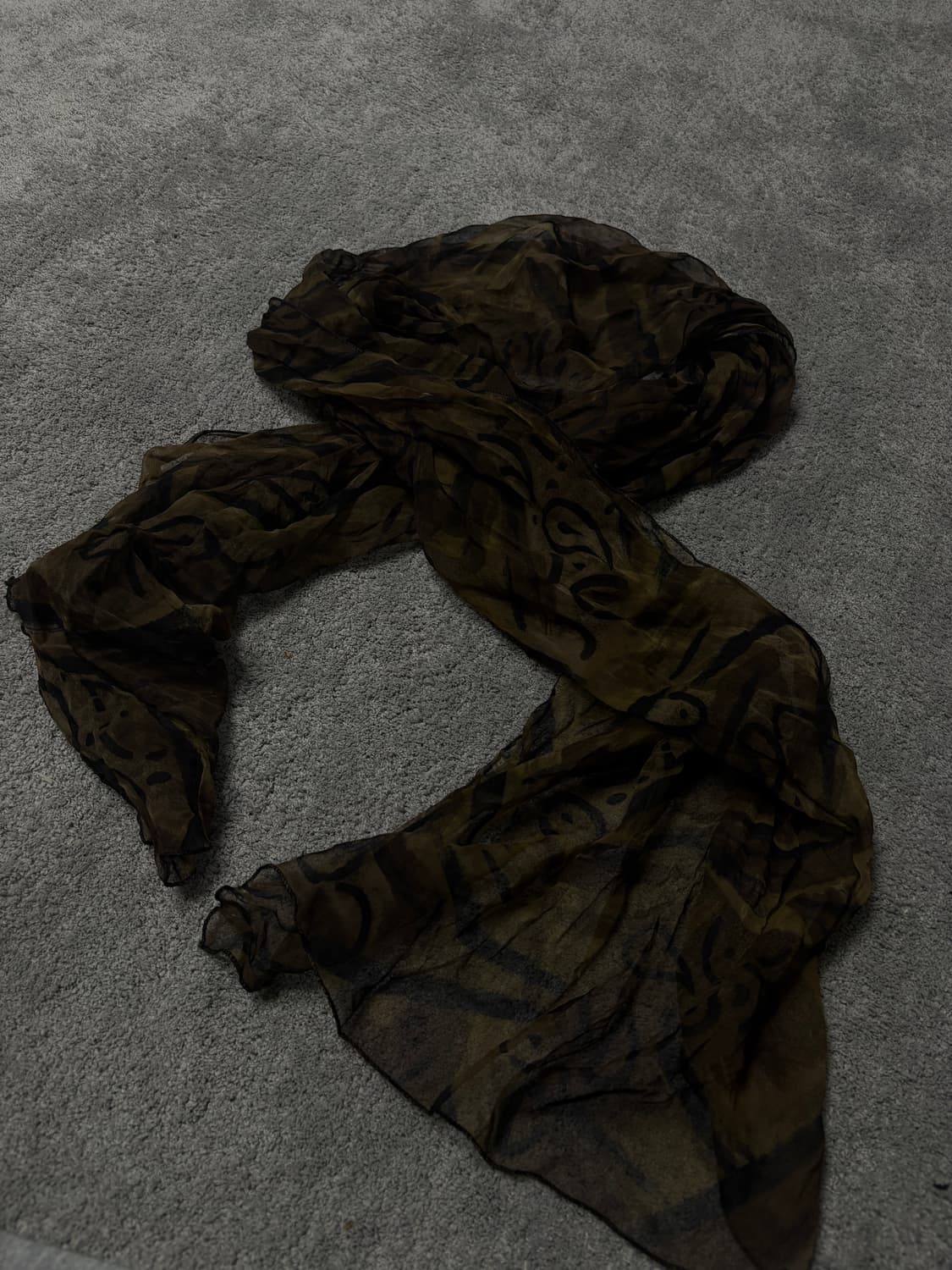 Vintage minimal grunge mood scarf 상품이미지2