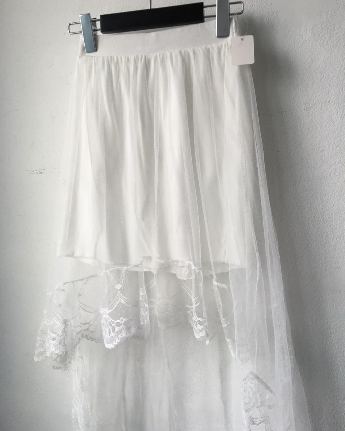 Unbalanced lace sha skirt 상품이미지2