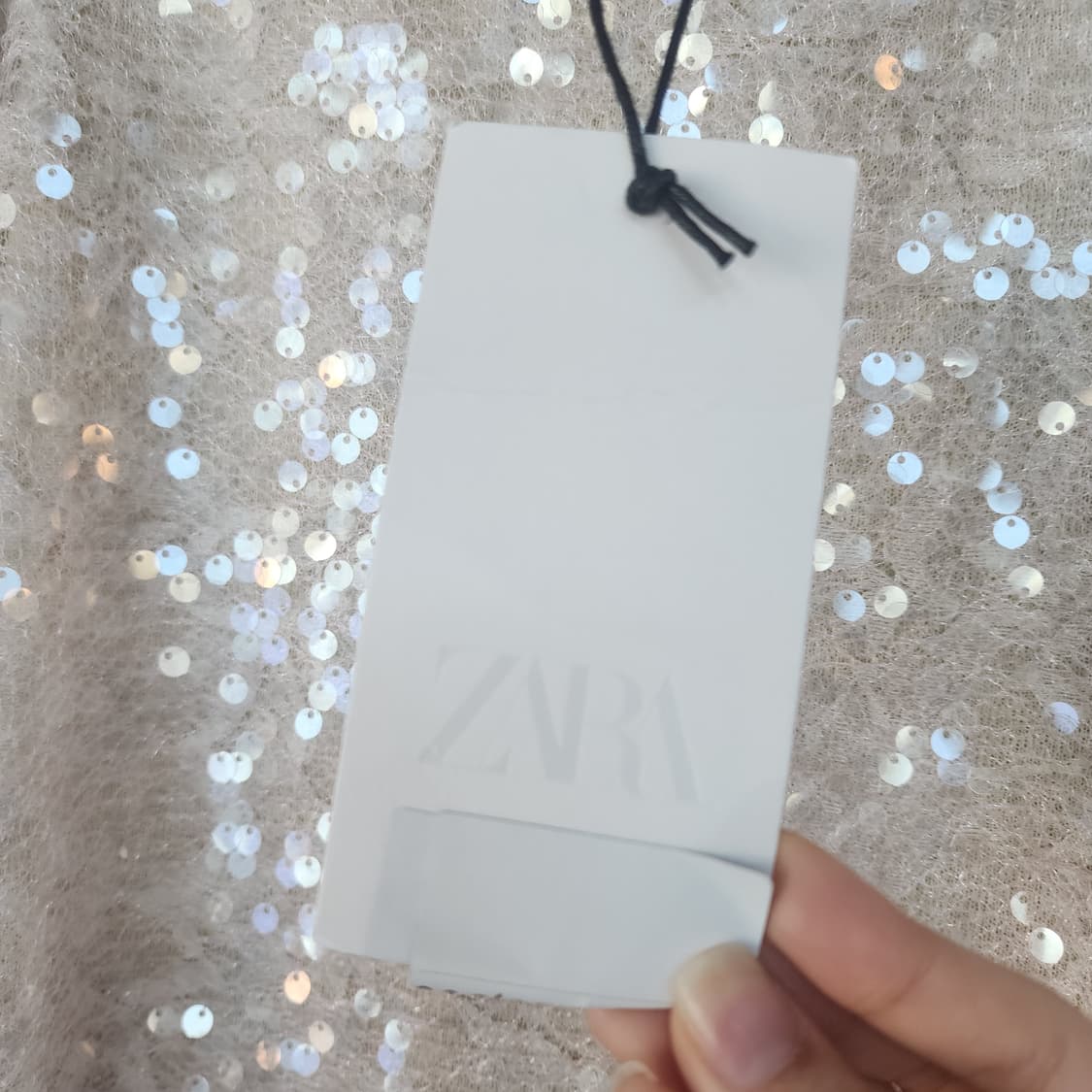 자라 스팽글 롱 스커트 상품이미지4