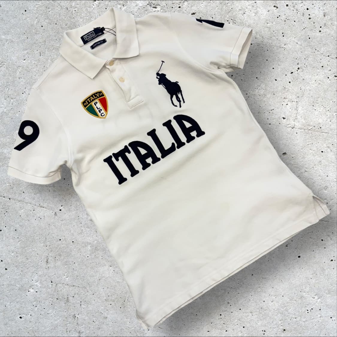 [S] 폴로랄프로렌 치프키프 이탈리아 반팔 카라티 화이트 D24 상품이미지1