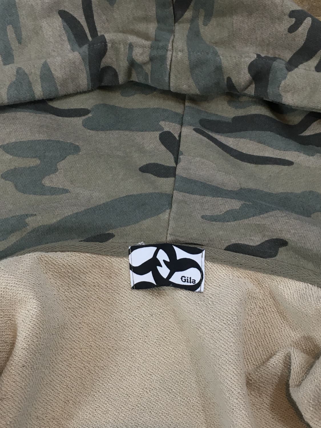 Gila 길라 아카이브 밀리터리 크롭 후드집업 상품이미지6