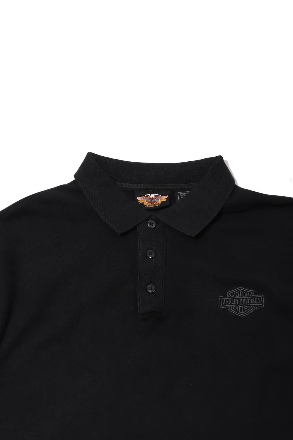 HARLEY DAVISON 코튼 폴로 카라티 size M 상품이미지3