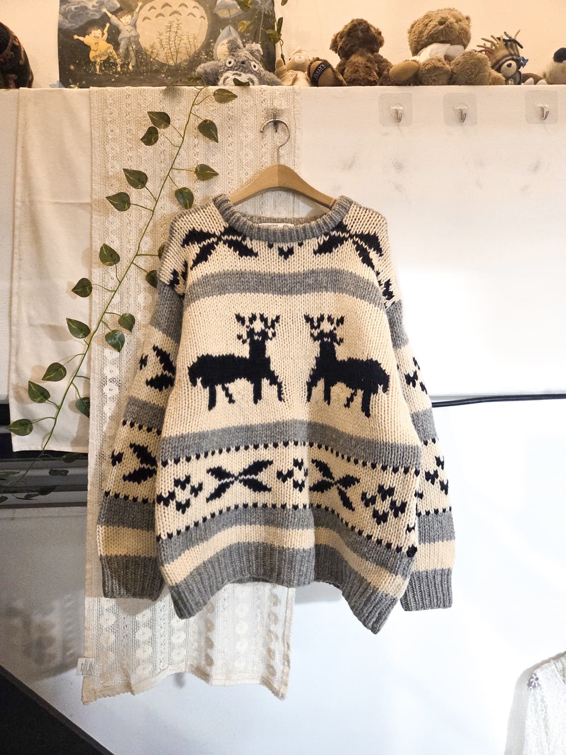 사슴 코위찬 니트 상품이미지1