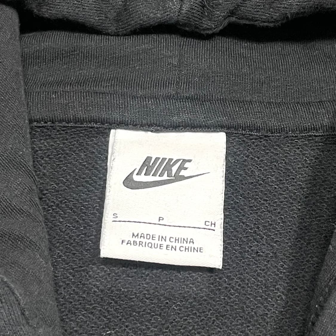 나이키 팀 블랙 오버핏 후드티셔츠 여성S 상품이미지3