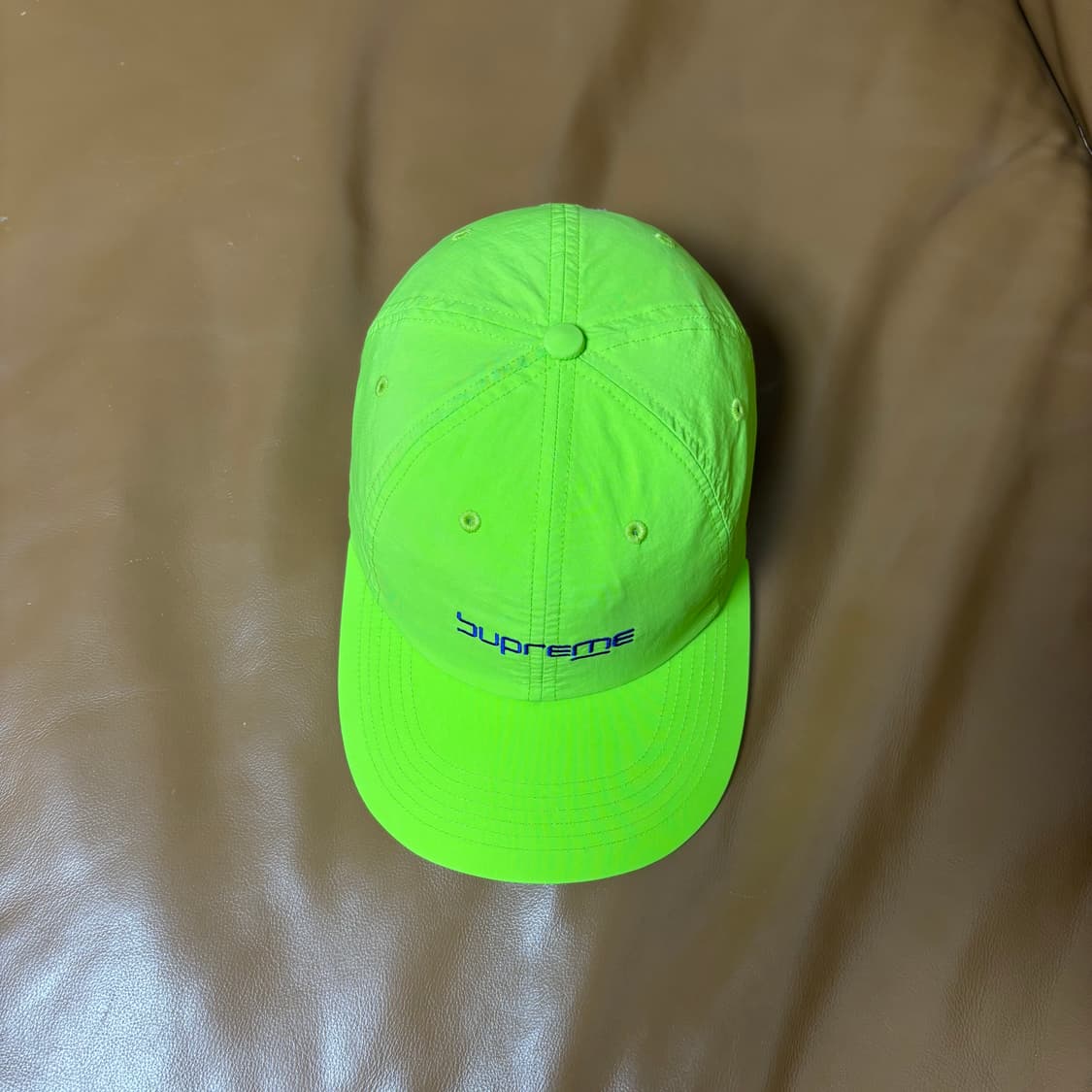 Supreme 슈프림 라임 6패널 볼캡 모자 (Lime) 상품이미지5