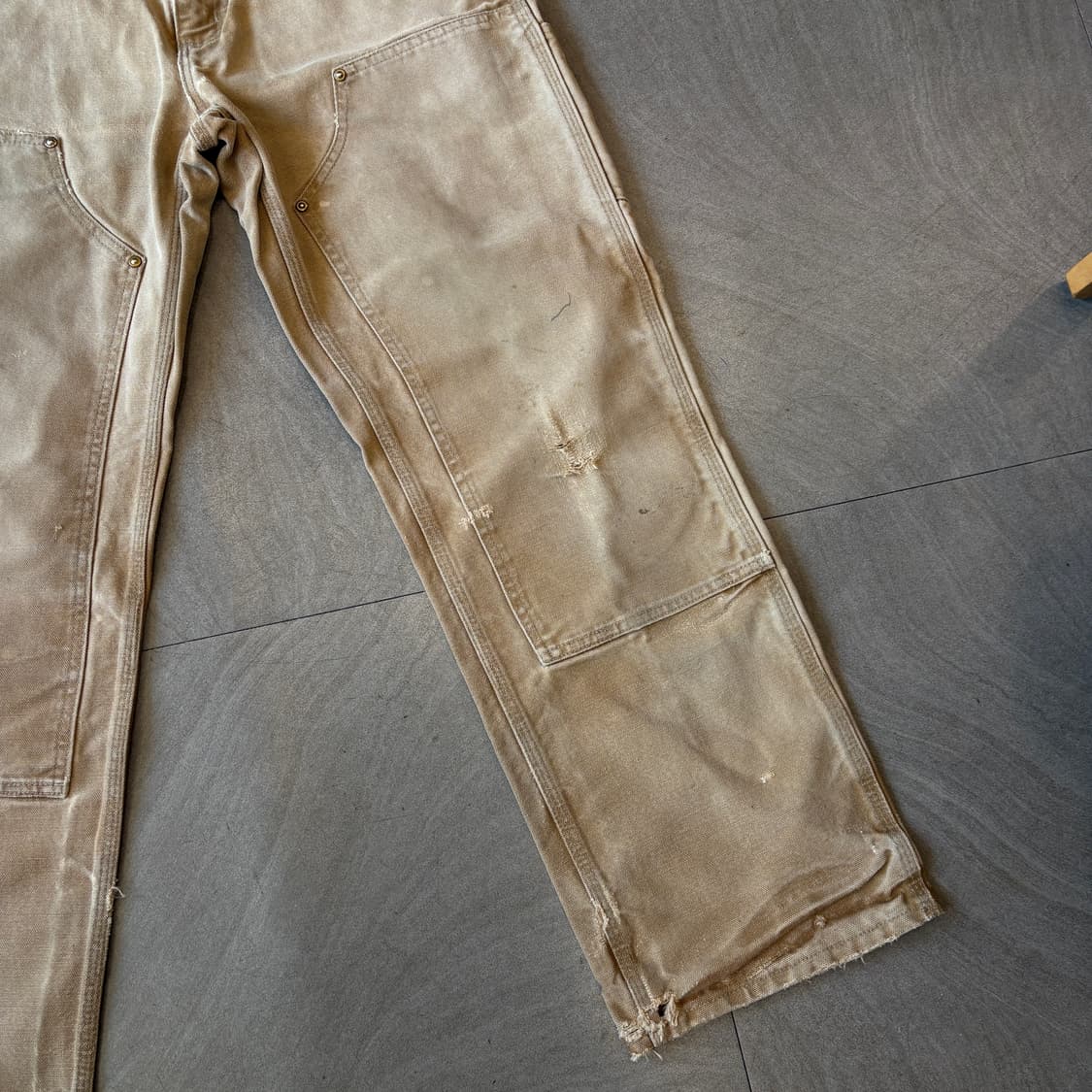 칼하트 정품 바지 브라운 더블니 팬츠 상품이미지3