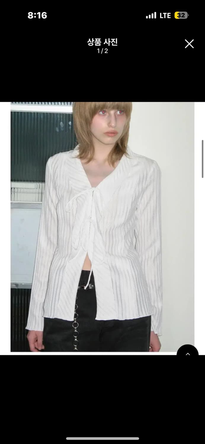 밀로우먼 레이스 러플 블라우스 상품이미지1