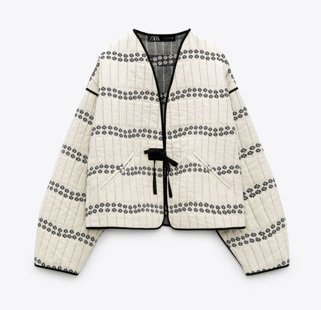 자라 zara 자카드 점퍼 xs 상품이미지4