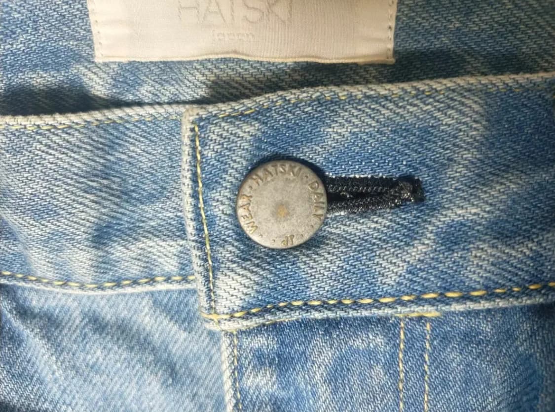 Hatski 하츠키 레귤러 테이퍼드 데님 (Ice Blue) 3사이즈 상품이미지5