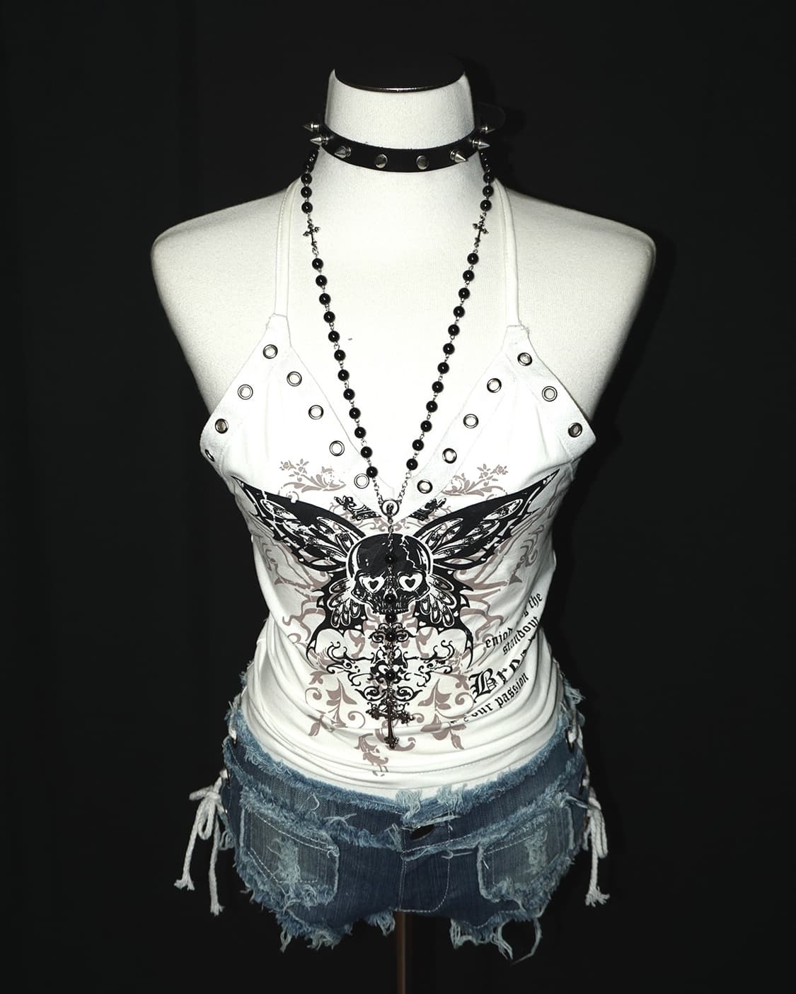 punk skull graphic top  상품이미지3