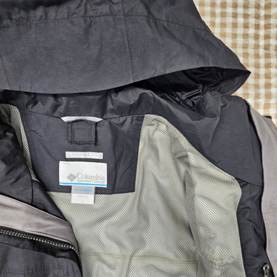 컬럼비아 옴니테크 바람막이 자켓 남자100 상품이미지7