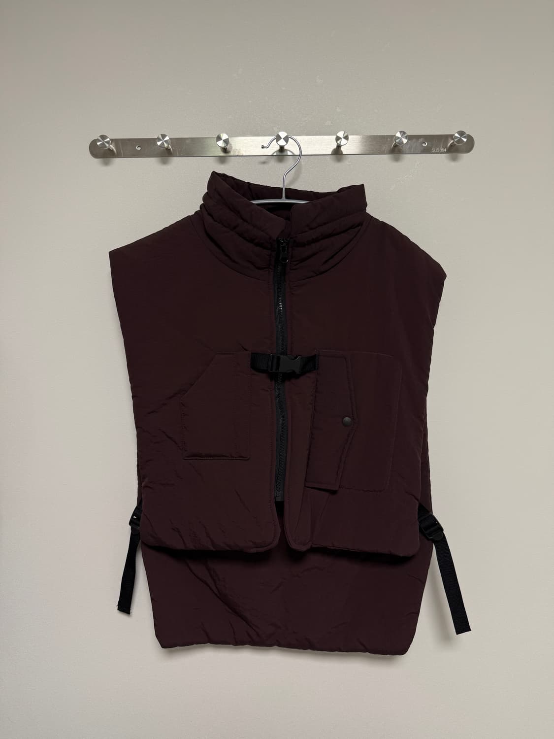 Crop 패딩 vest 상품이미지1