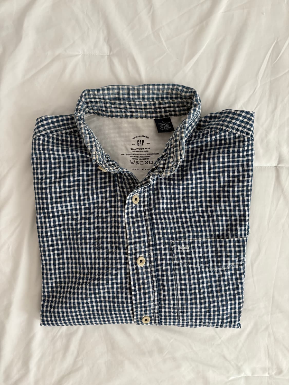 GAP checkered shirt 갭 체크 코튼 셔츠 상품이미지6