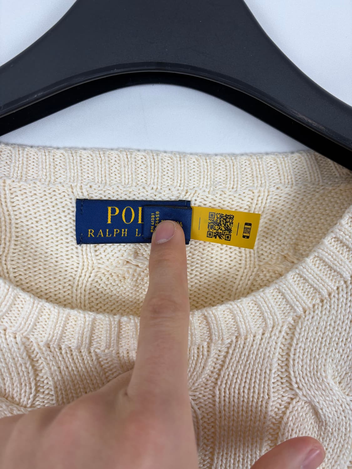 a138) 폴로랄프로렌 포니 케이블 니트 상품이미지4