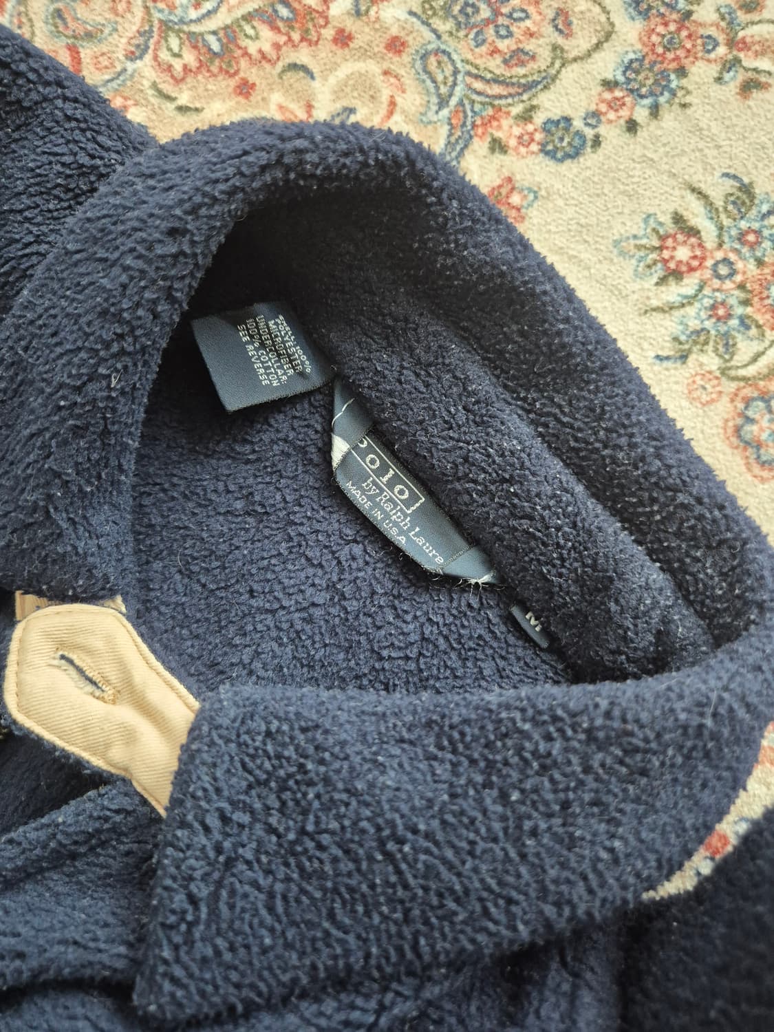 90s 미국 제조  폴로 후리스 스윙탑 상품이미지5