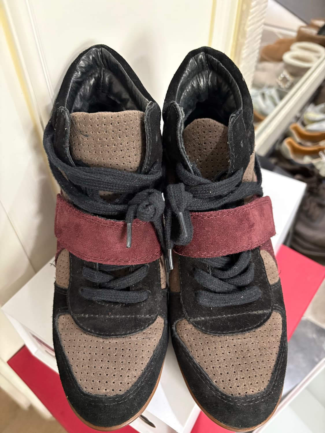 Ash 투컬러 스니커즈 웨지힐 상품이미지1