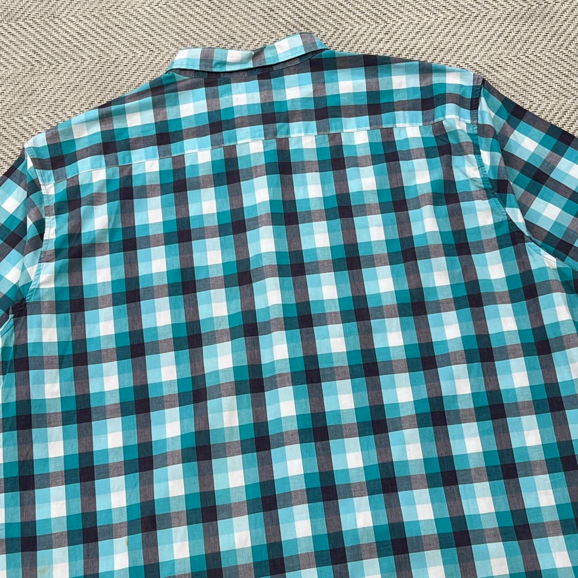 리 체크 하프 셔츠 r3978  상품이미지5