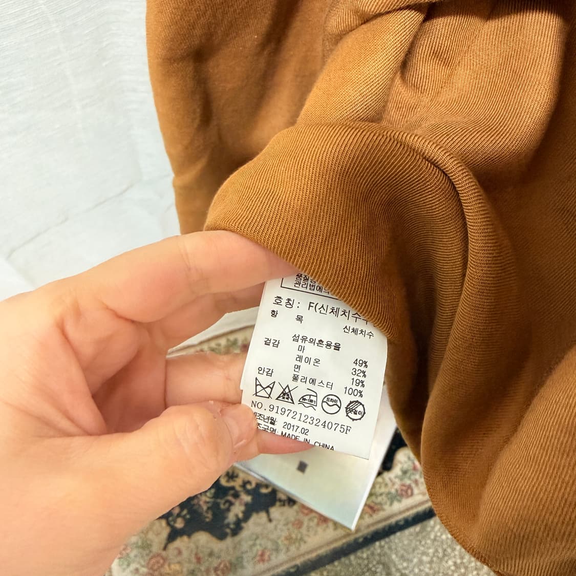 스튜디오톰보이 브라운 린넨 리넨 오버핏자켓 재킷 4216 상품이미지6