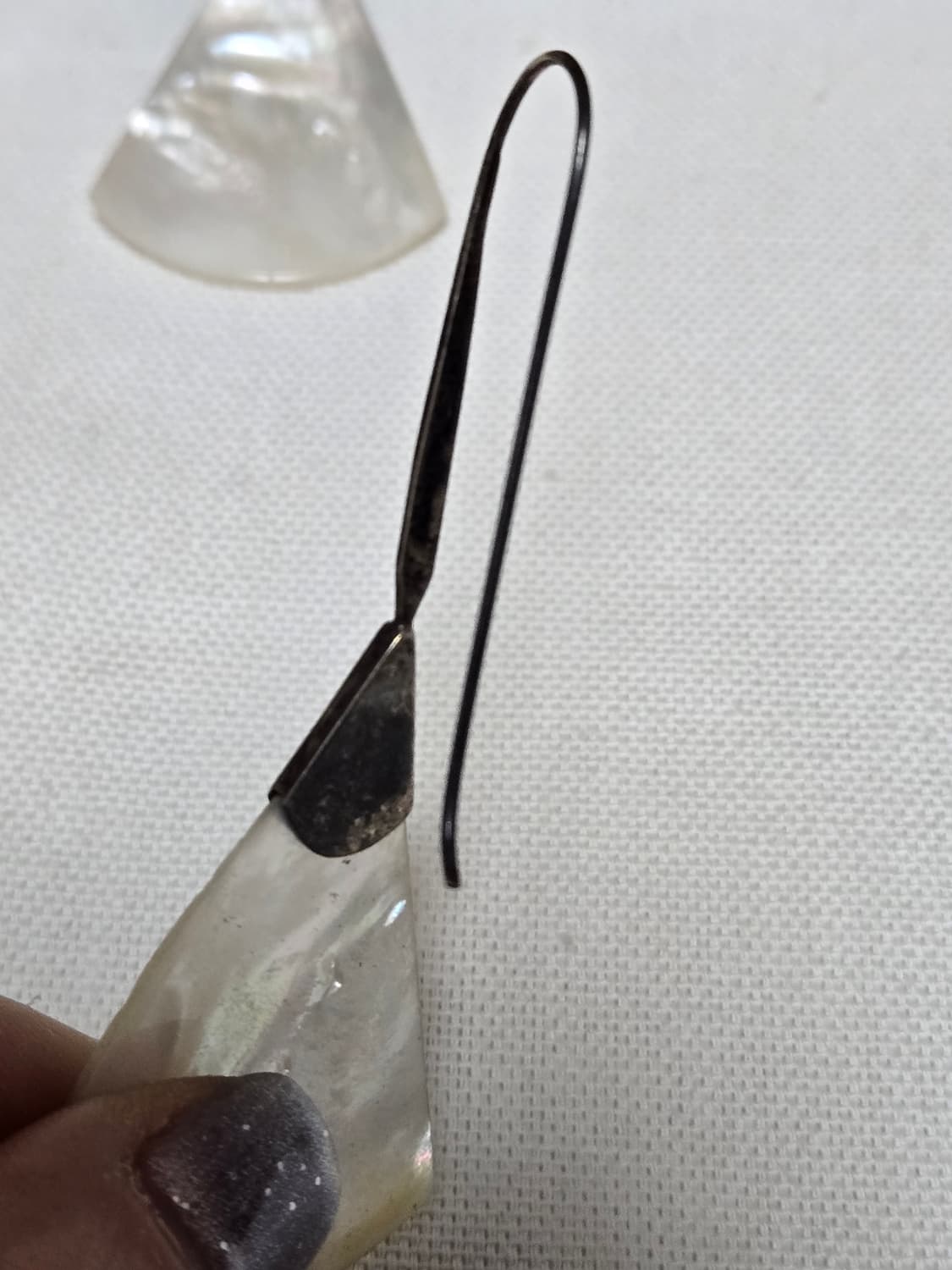 남미 엔틱 조개 실버귀걸이 상품이미지4