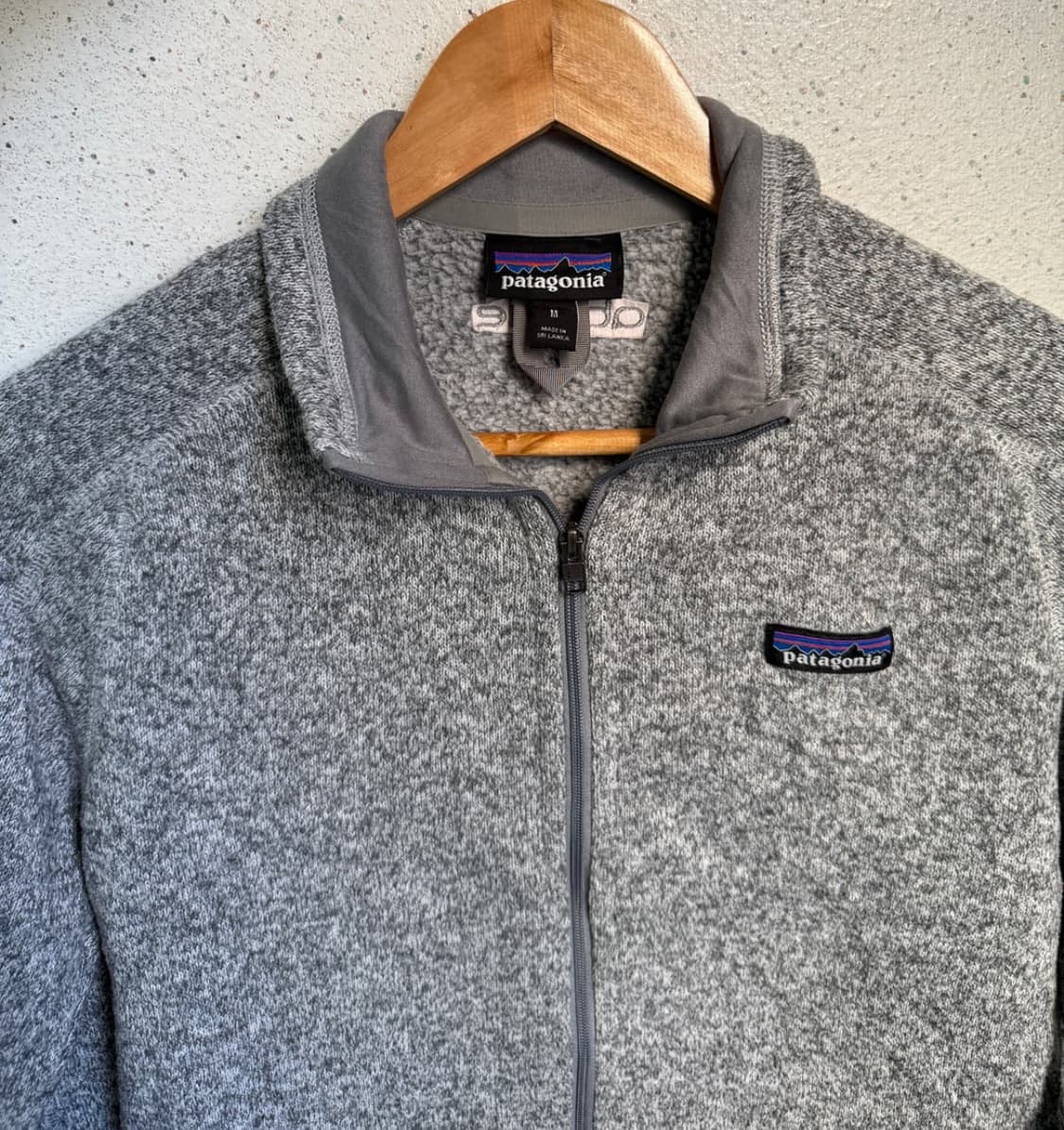 파타고니아 베터스웨터 플리스 신칠라 풀집업 그레이 상품이미지2