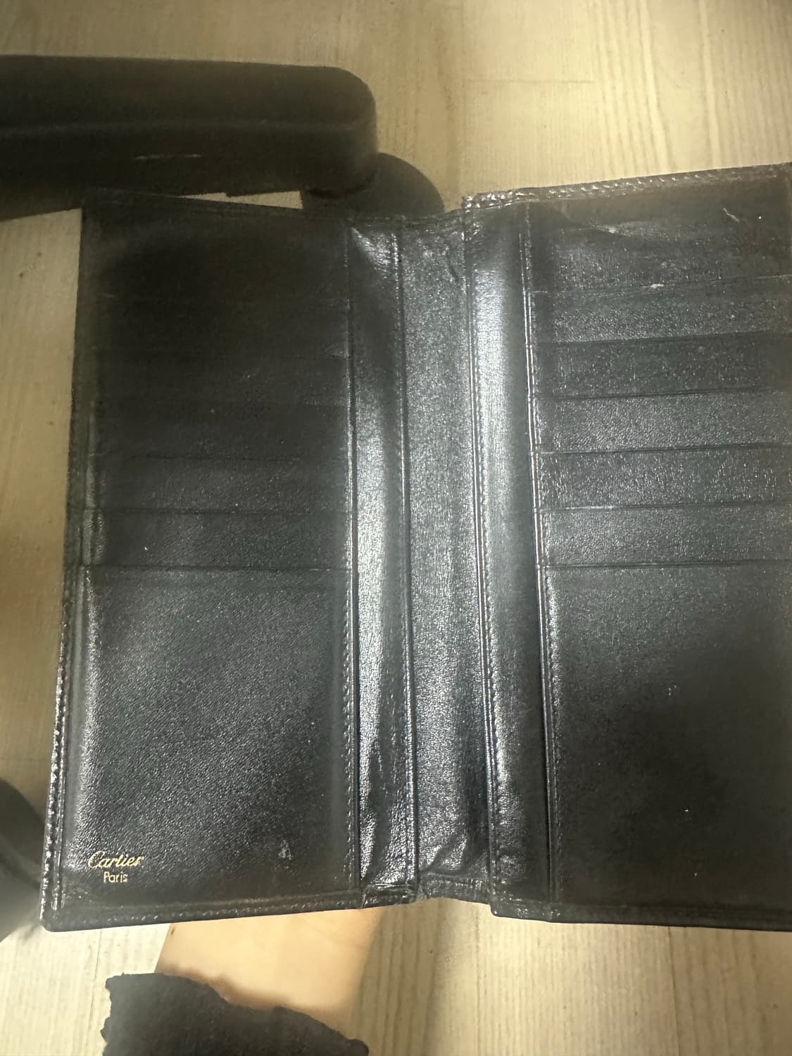 ( 정품 ) 까르띠에 남자 장지갑 블랙 판매 상품이미지2