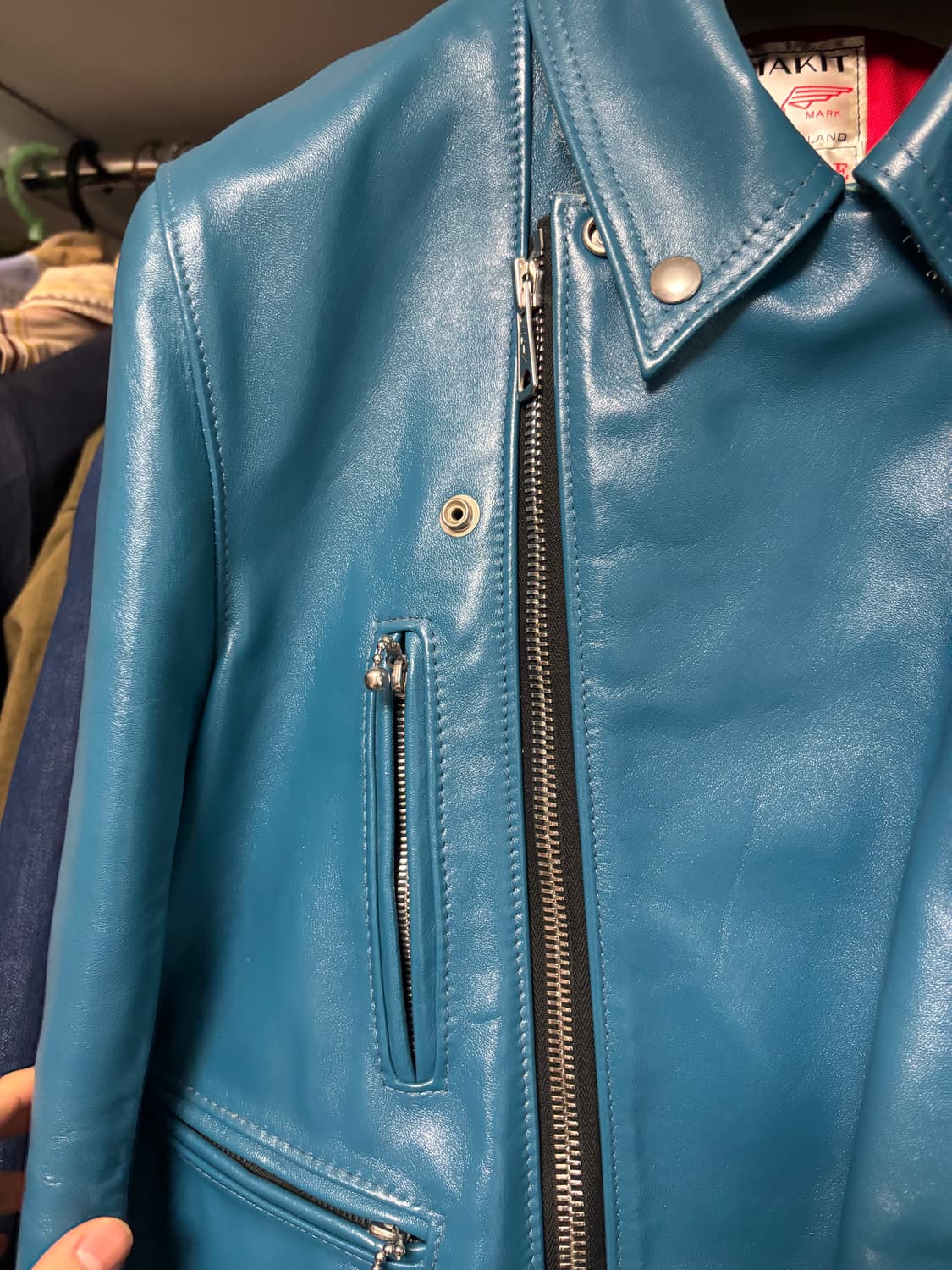 루이스레더 Lewis Leathers 391 40t 타코이즈 상품이미지3