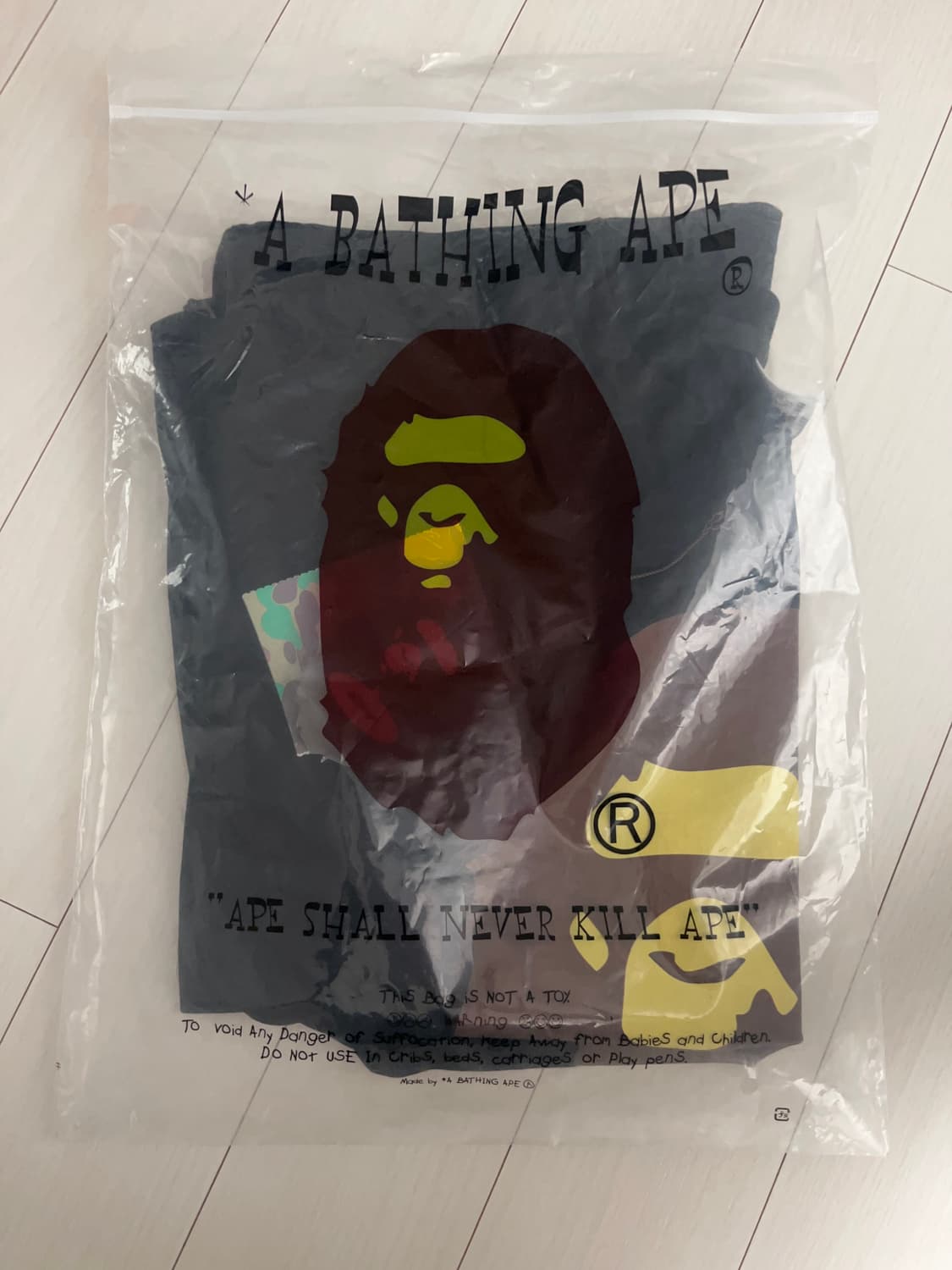 베이프 빅 에이프 헤드 티셔츠 블랙 상품이미지1