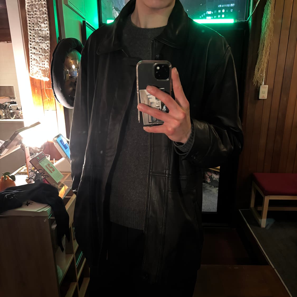 vtg lambskin sg carcoat 상품이미지2