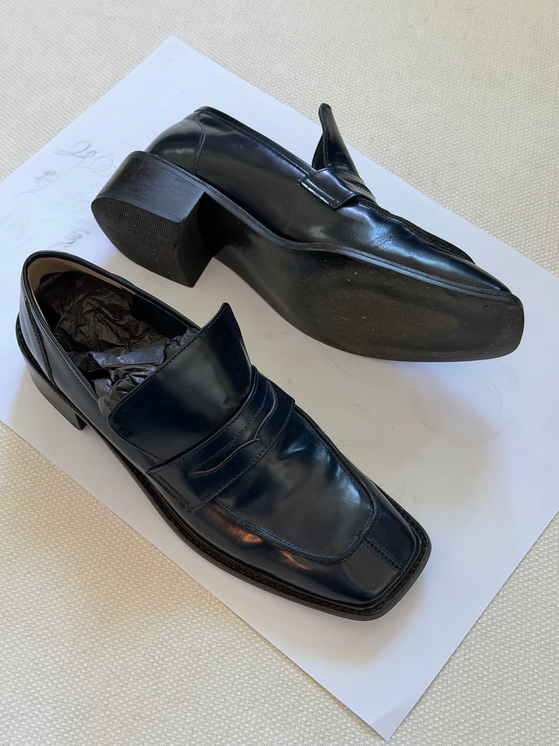 오소이 데릭 로퍼 38 (네이비) 상품이미지3