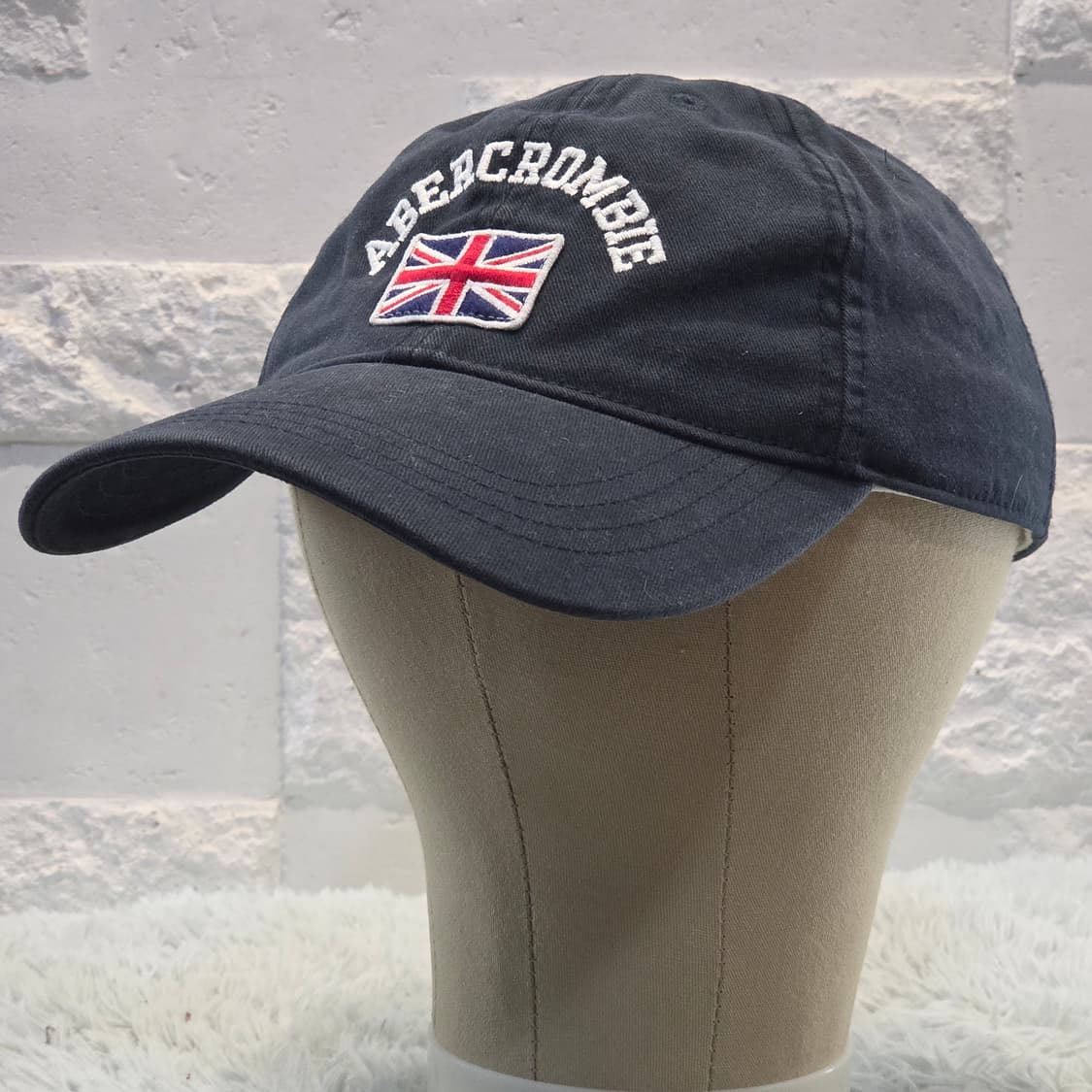 L7-8:아베크롬비 유니언잭 로고 코튼 캡 네이비 (58-60cm) 상품이미지3