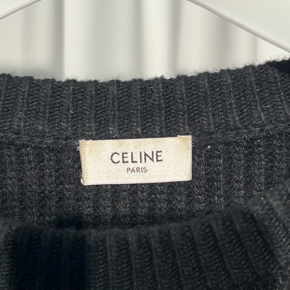 (오버핏xs) 셀린느 리브드 울 니트 오버핏 상품이미지3