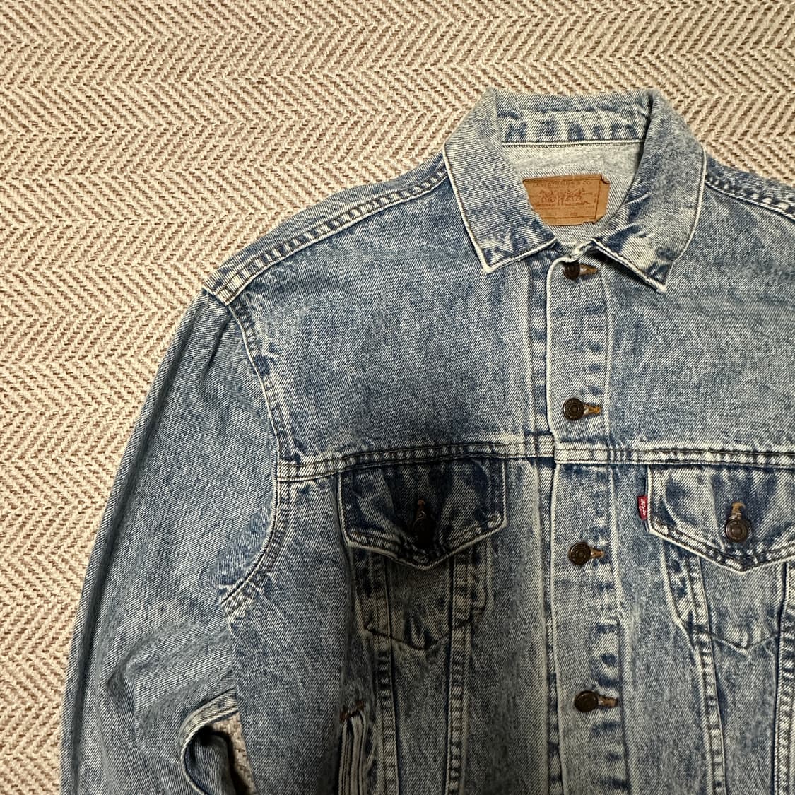 LEVI'S 70507 80's usa made denim jacket 상품이미지3