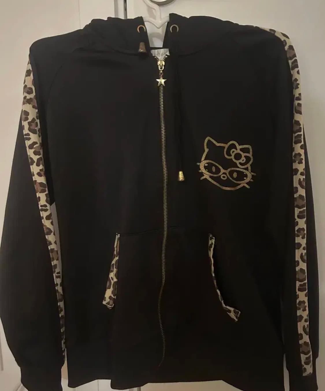 갸루 호피 키티 져지 퍼팬츠 셋업 판매 상품이미지3