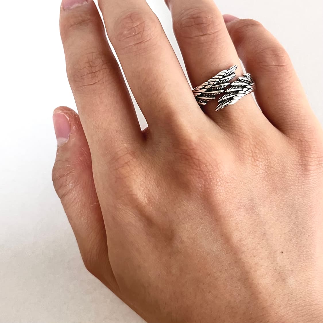 깃털 카빙 반지 상품이미지6