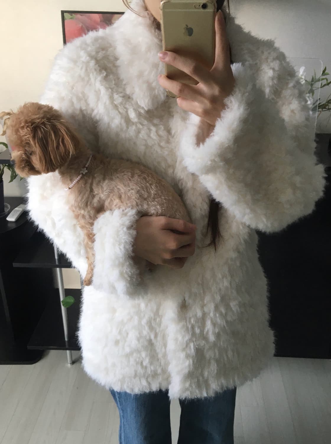 우너스 퍼자켓 아이보리 상품이미지2