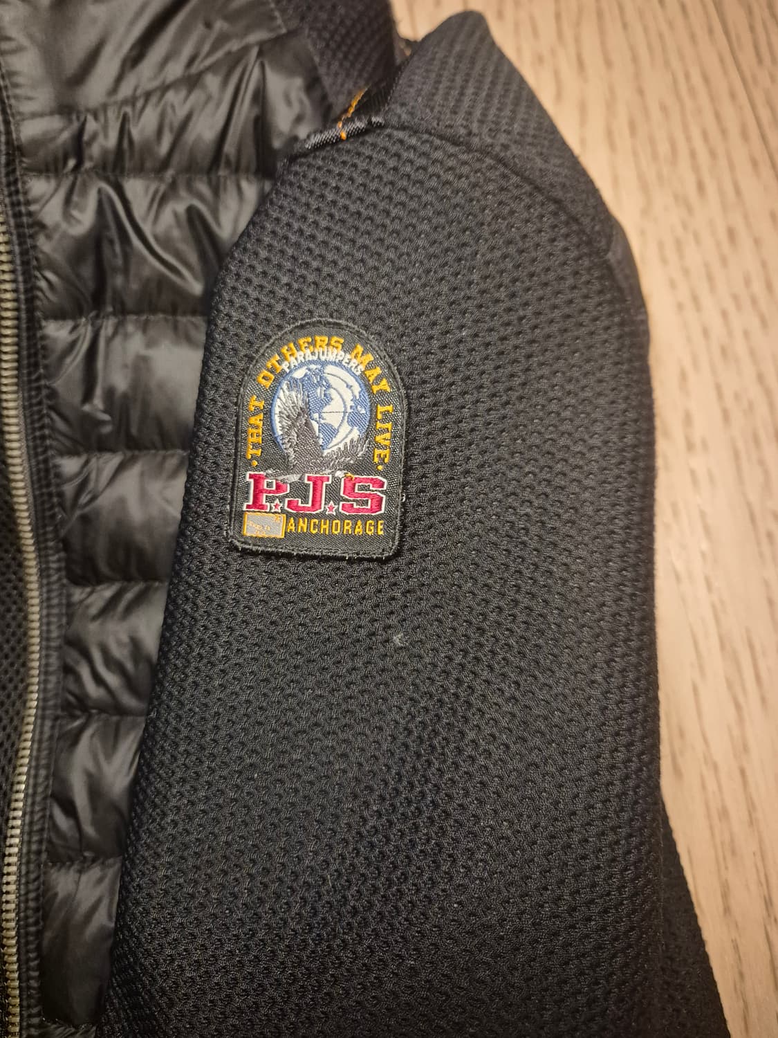 파하점퍼스 니트패딩 (블랙) 상품이미지4