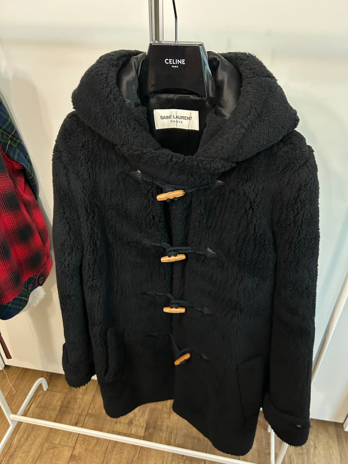 생로랑 21FW 퍼 더플코트 상품이미지2