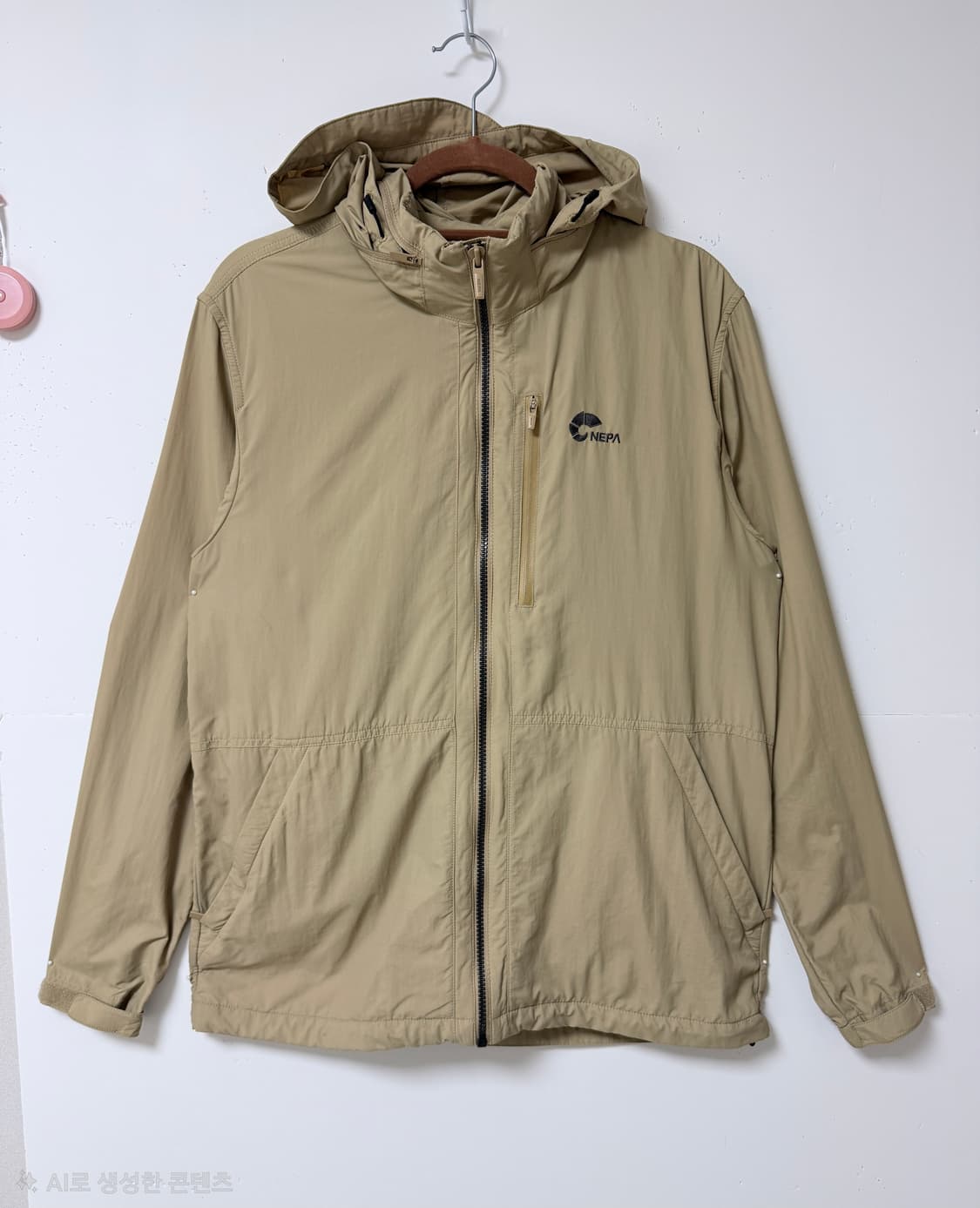 🤎 네파 NEPA 후드 바람막이 자켓 100 / 아웃도어 바람막이💚 상품이미지1