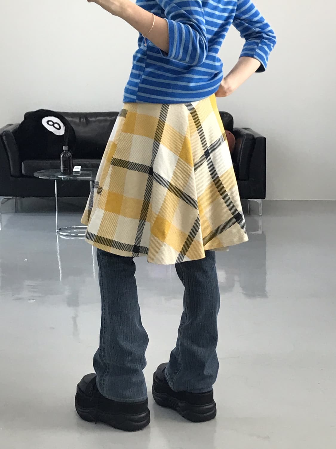 Crestbridge Checked Mini Skirts 상품이미지2