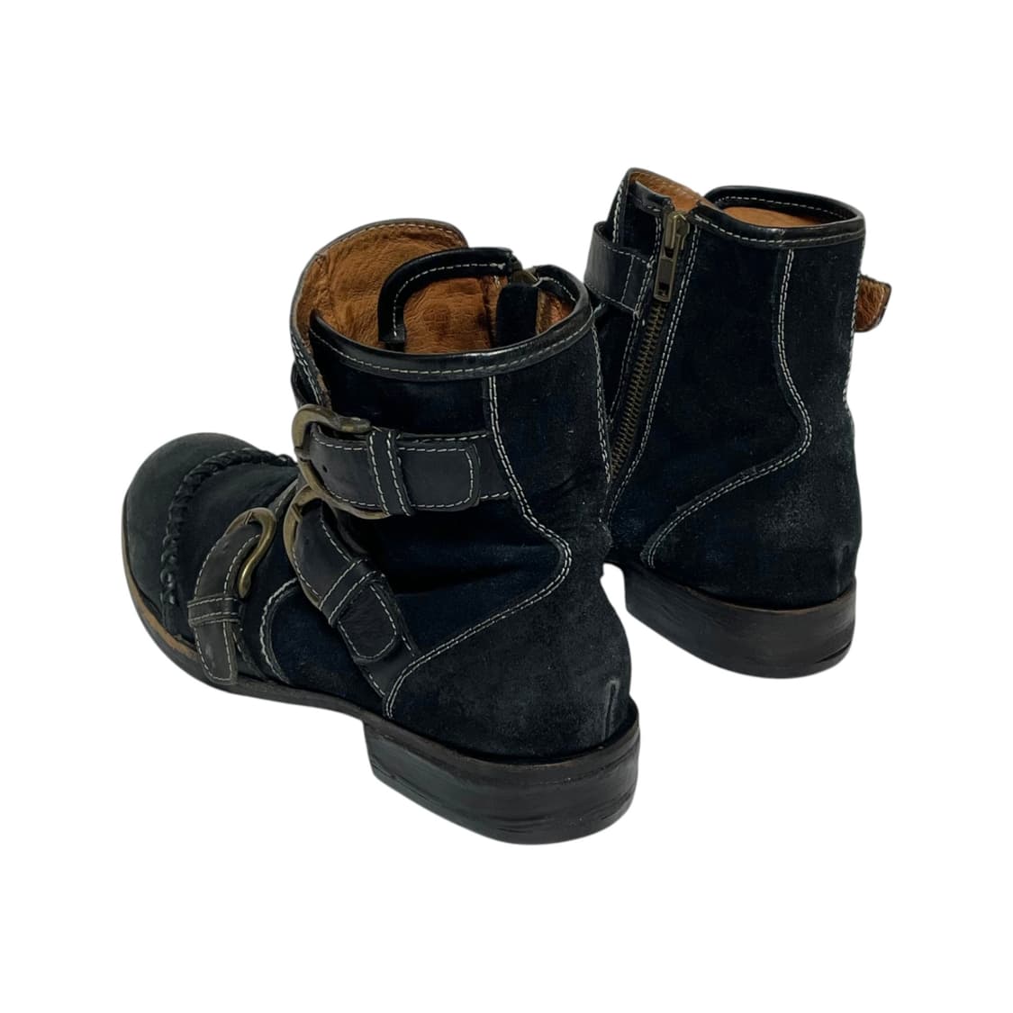 훕데두 주름가공 파이럿 부츠 상품이미지4