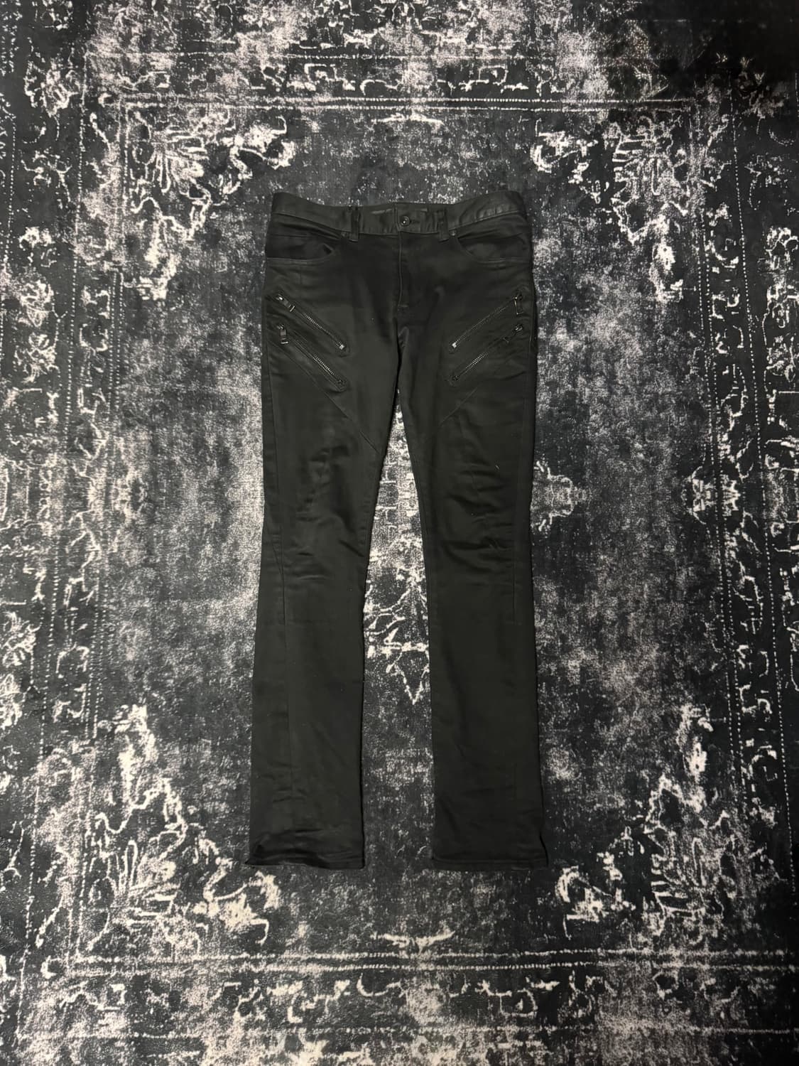 Schlussel Black biker jeans 상품이미지1