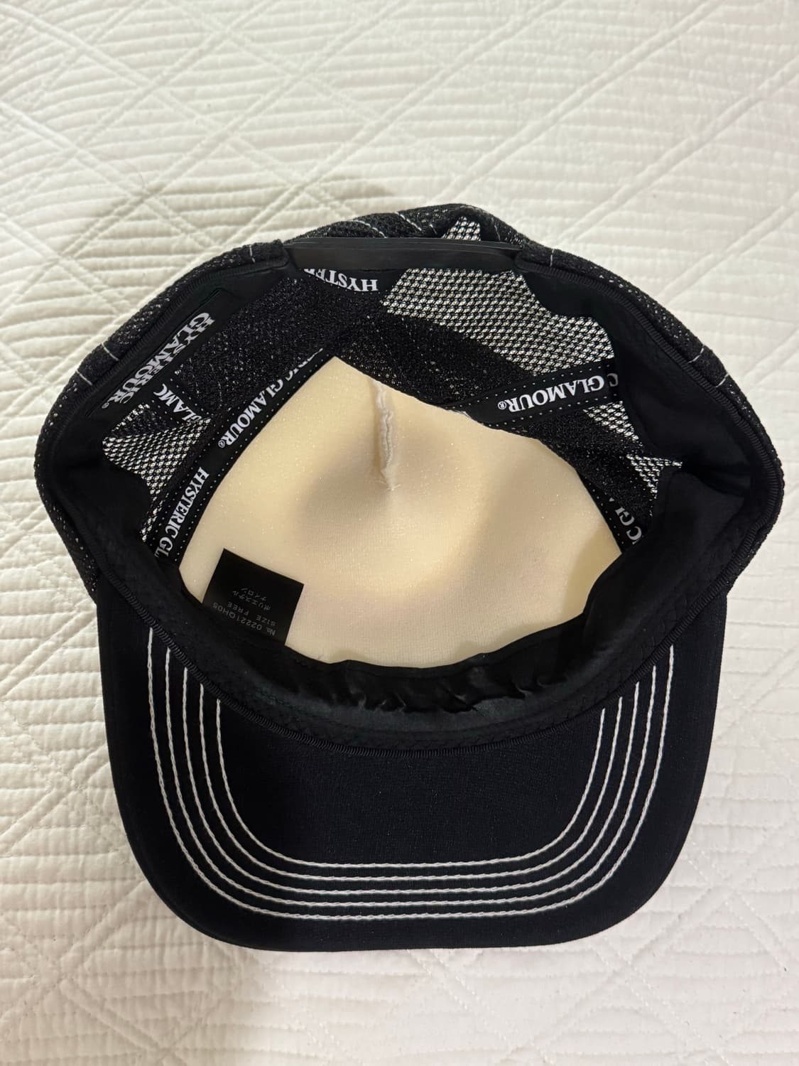 히스테릭글래머 스피드스터 메쉬 캡 블랙 상품이미지2