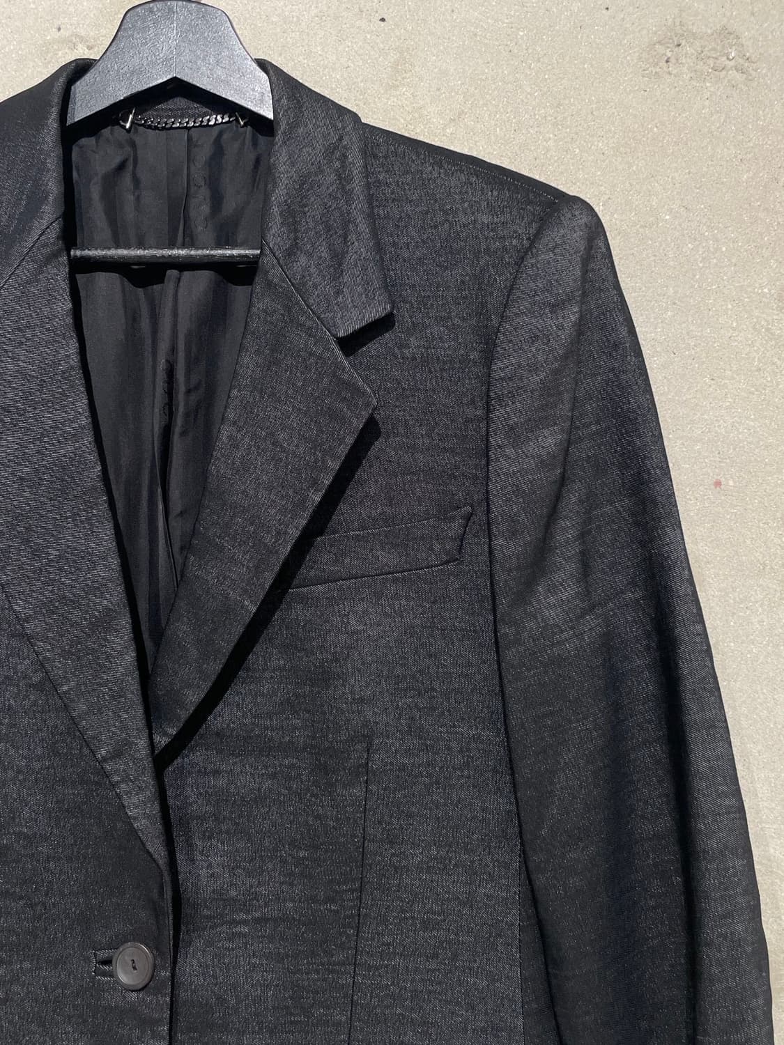 구찌 블랙 클래식 울 혼방 2B 블레이저 상품이미지3