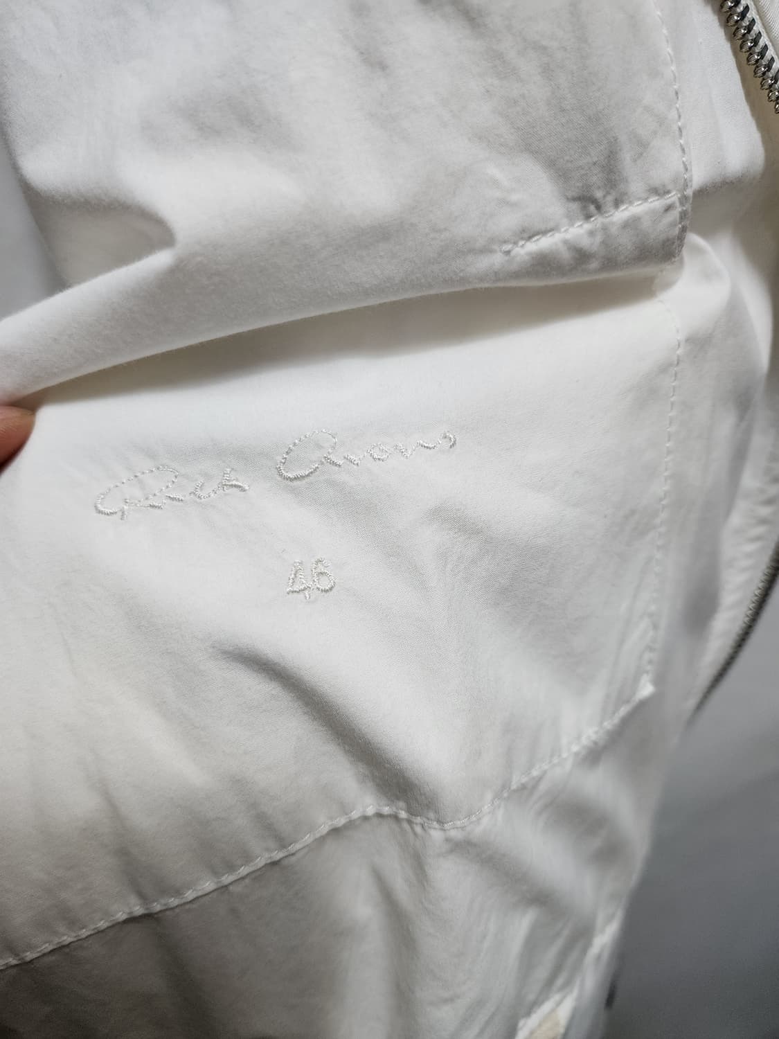 릭오웬스 밀크 플라이트 봄버 자켓 상품이미지5