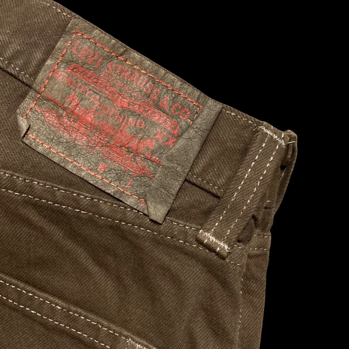 LEVI'S 리바이스 501 브라운 데님 팬츠 상품이미지6