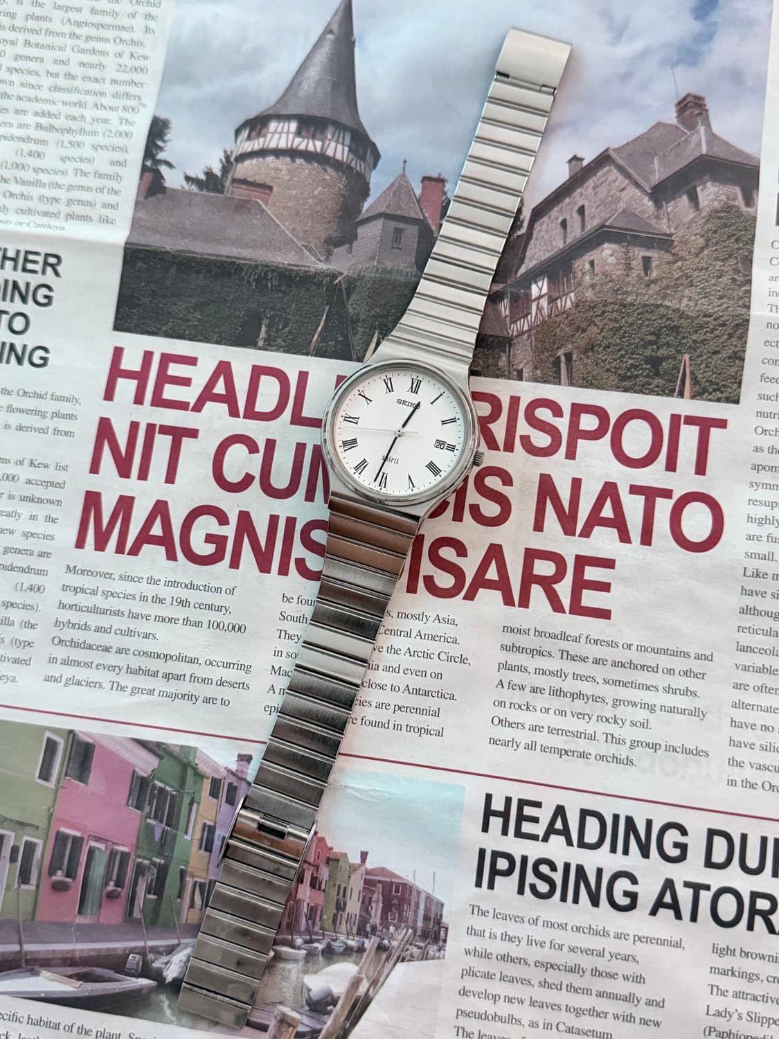 Seiko 세이코 Sprit 로만 인덱스 데이트  상품이미지2