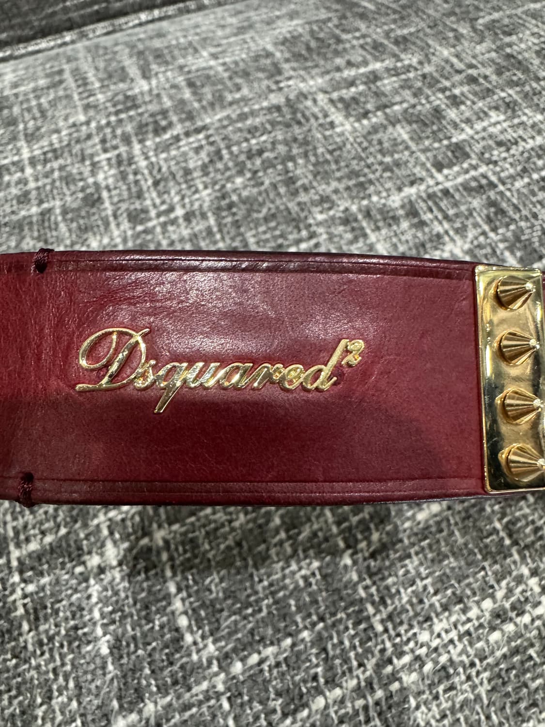 Dsquared2 디스퀘어드 스터드 가죽 벨트 24 상품이미지6