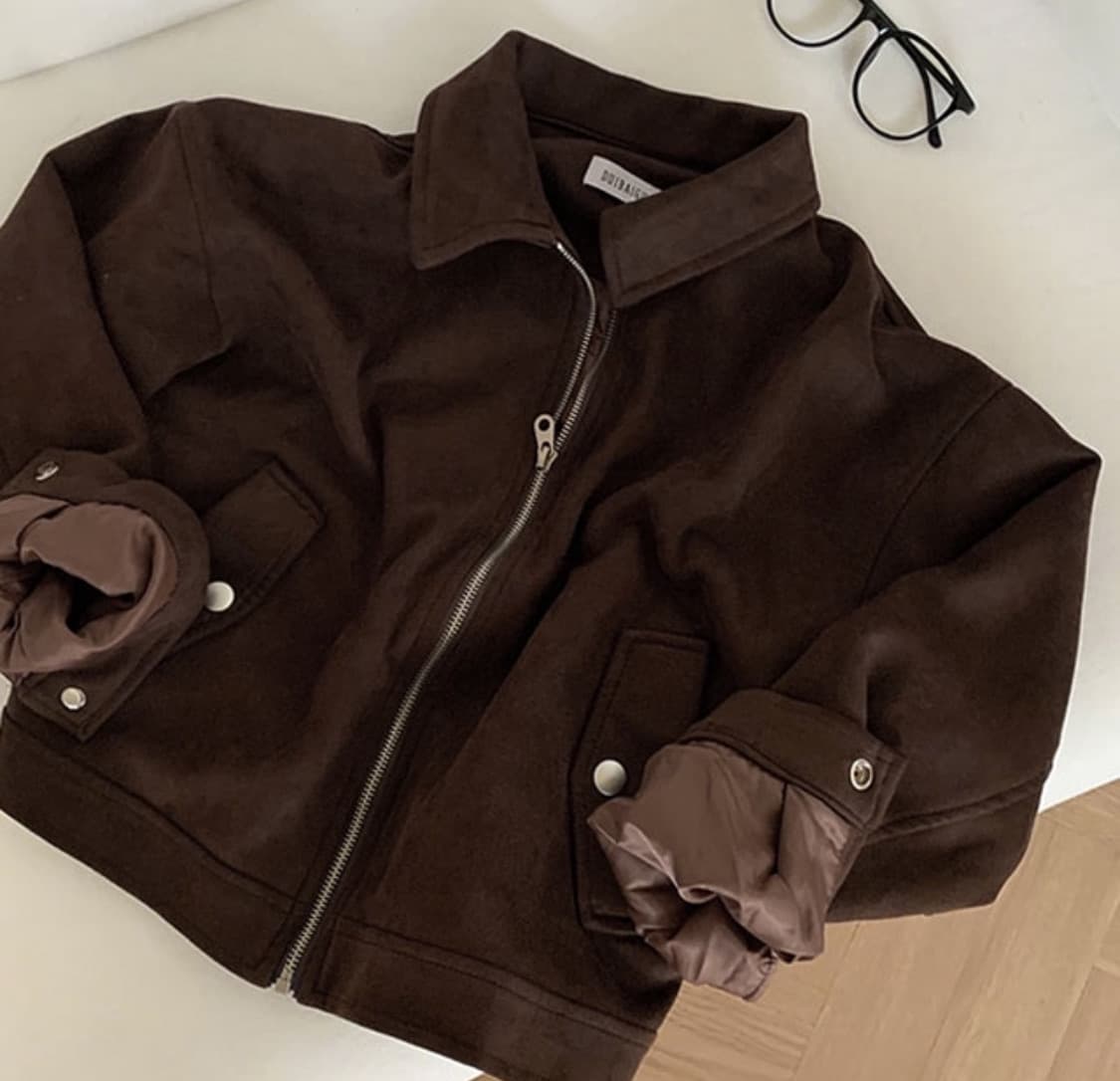 벚꽃 봄 스웨이드자켓 상품이미지3