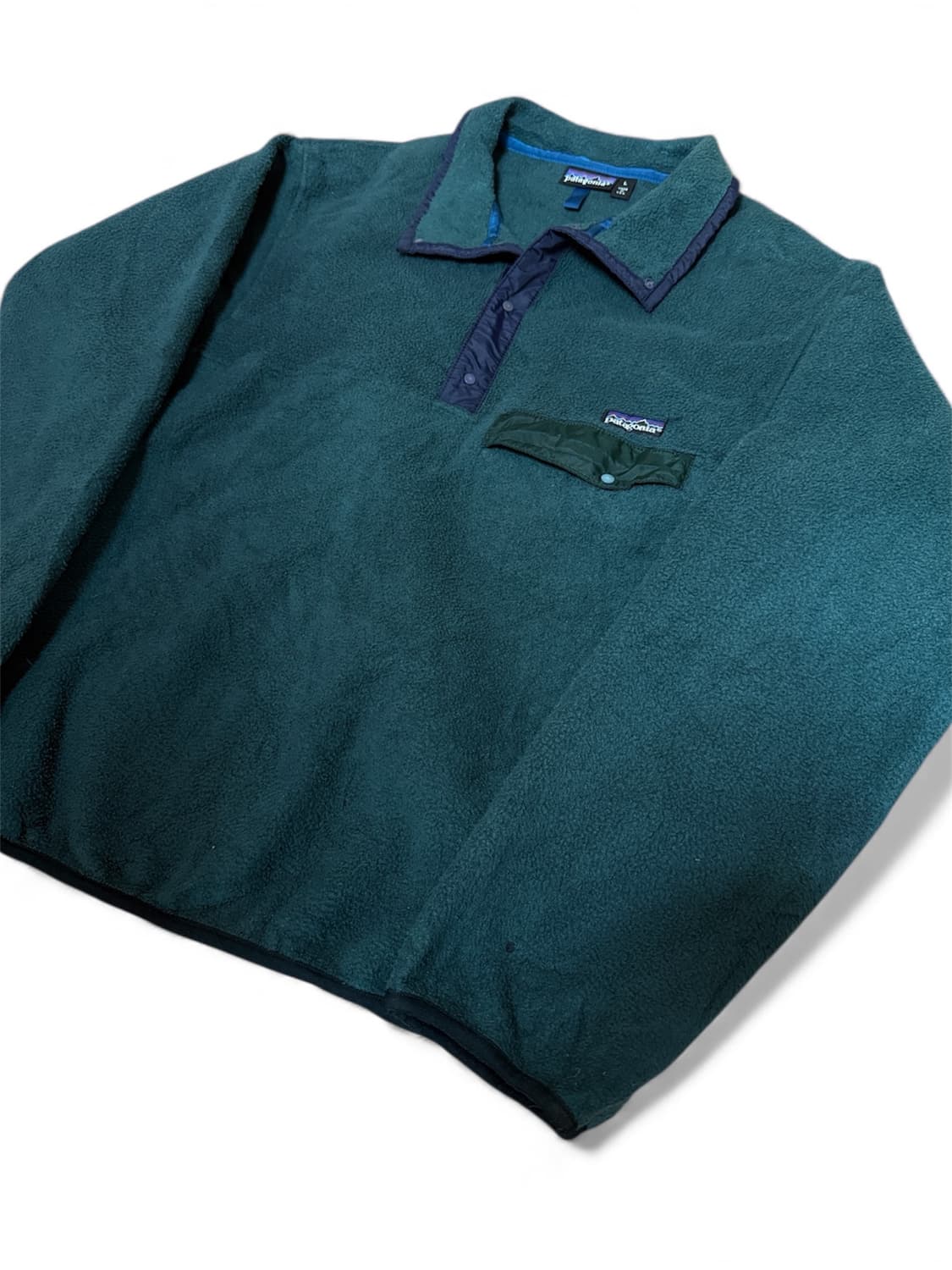 파타고니아 Usa 90s 신칠라 그린 풀오버L 상품이미지2
