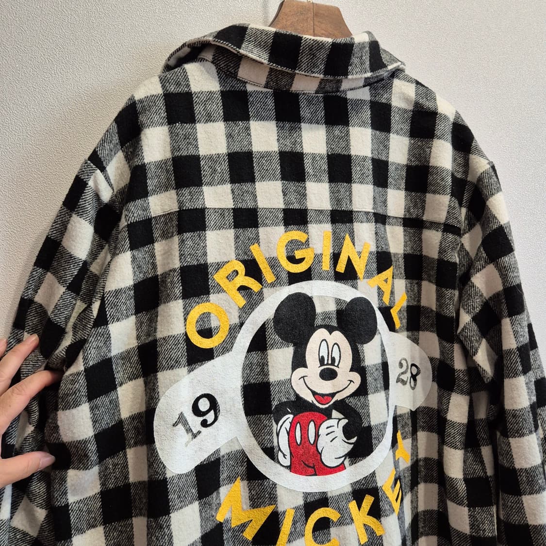디즈니 미키마우스 체크 셔츠 남방 상품이미지8